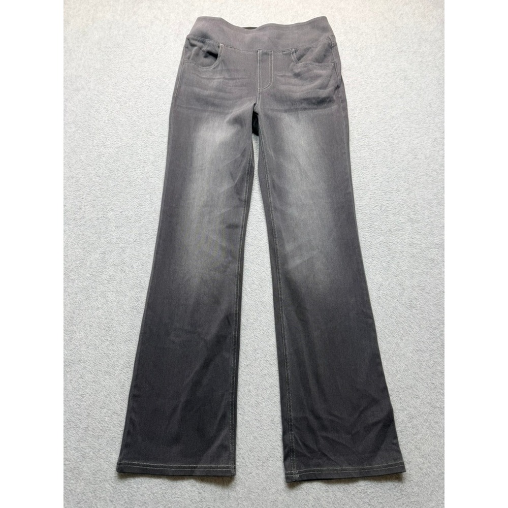 Halara Womens Gray Bootcut Pants Stretch Denim Style Trousers Size Medium